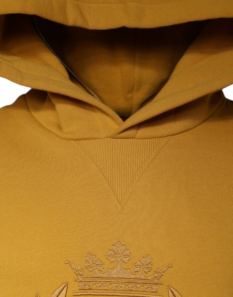 Dolce &amp; Gabbana Mosterdfarben DG Kapuchon Sweatshirt Trui voor Heren
