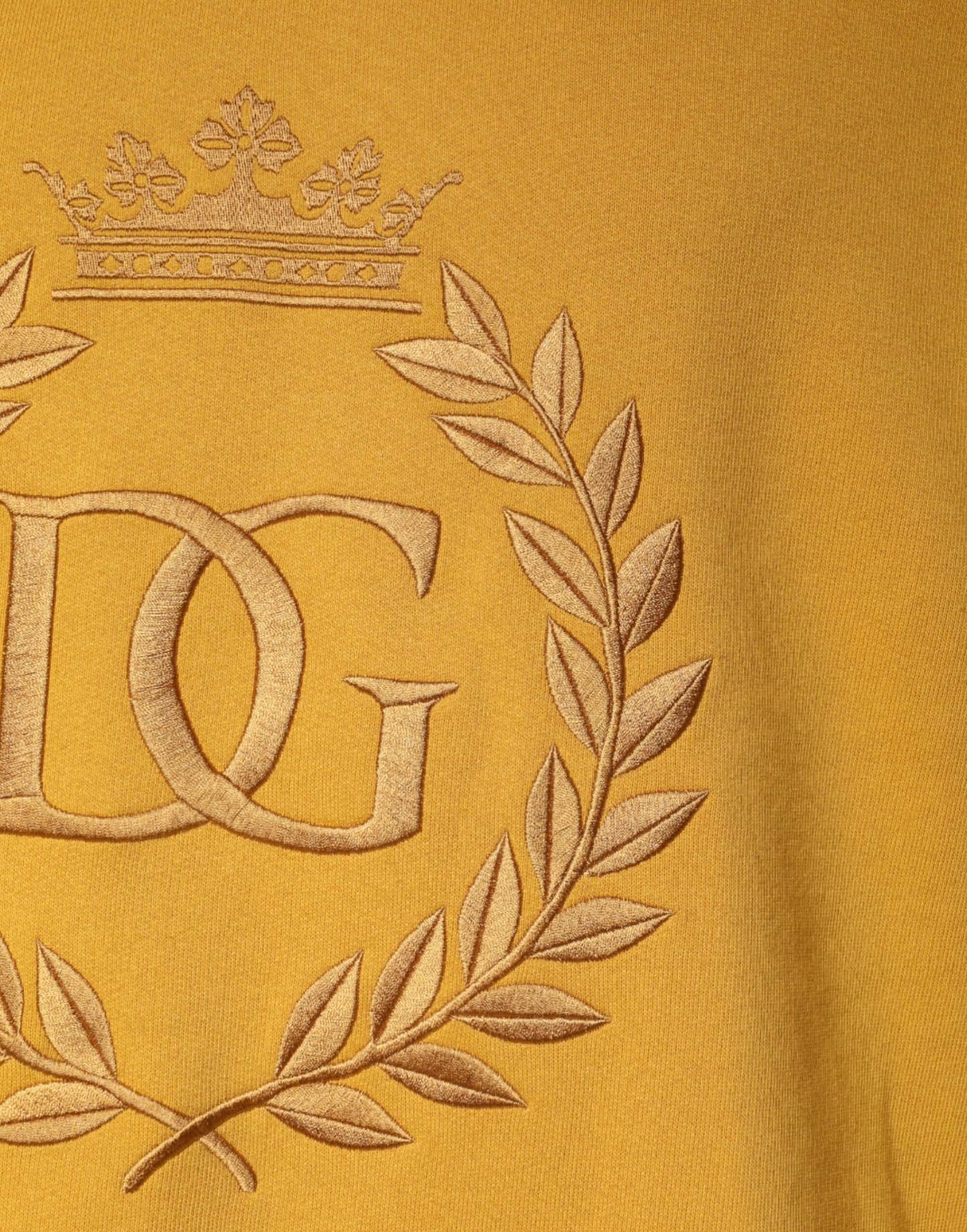 Dolce &amp; Gabbana Mosterdfarben DG Kapuchon Sweatshirt Trui voor Heren