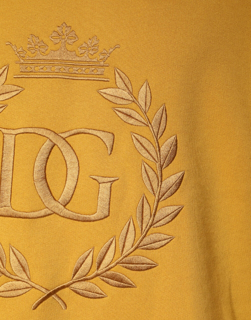 Dolce &amp; Gabbana Mosterdfarben DG Kapuchon Sweatshirt Trui voor Heren