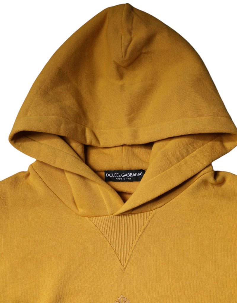 Dolce &amp; Gabbana Mosterdfarben DG Kapuchon Sweatshirt Trui voor Heren