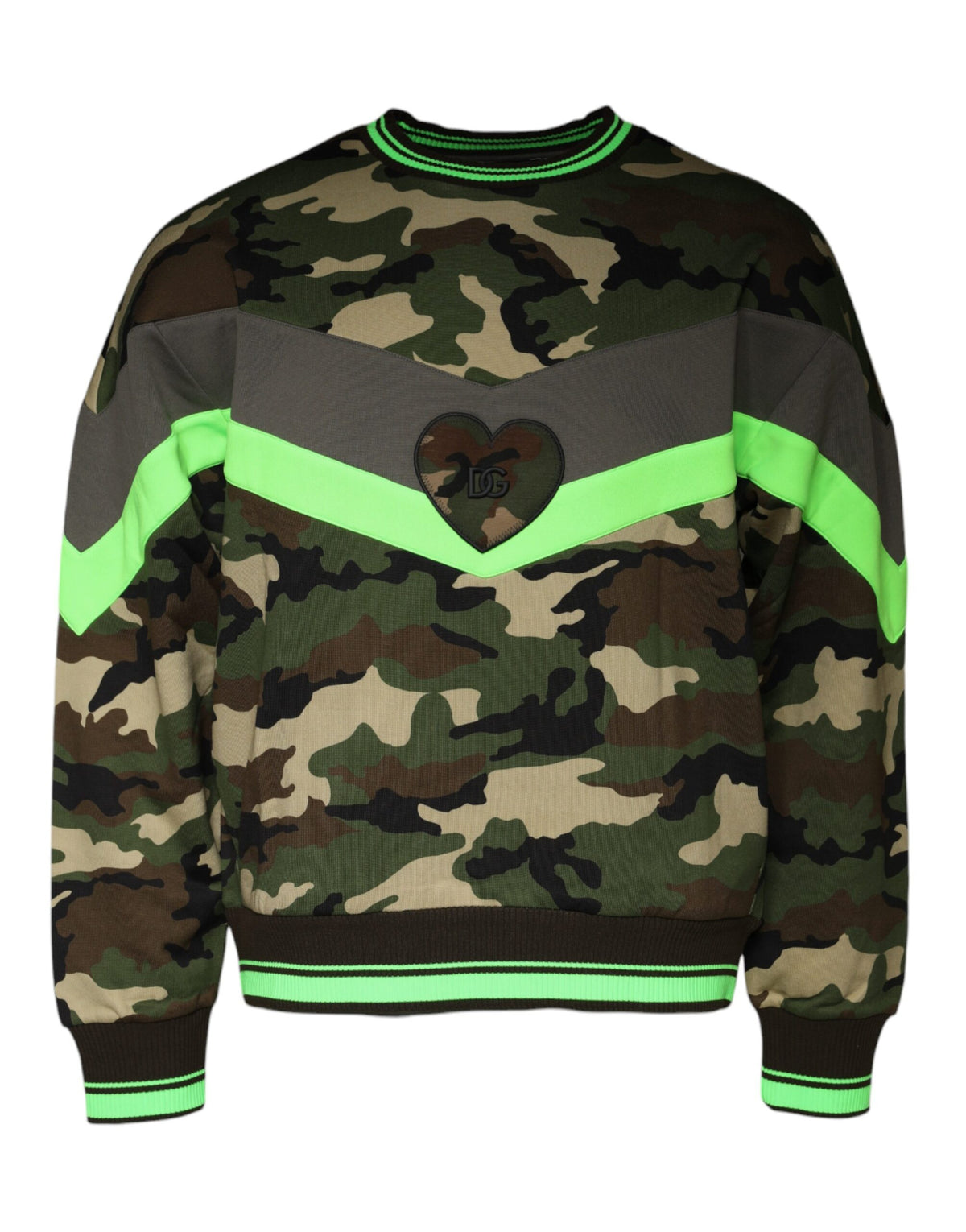 Pull en sweat à camouflage multicolore Dolce &amp; Gabbana
