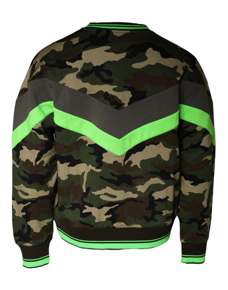 Dolce &amp; Gabbana camouflage sweatshirt in meerdere kleuren