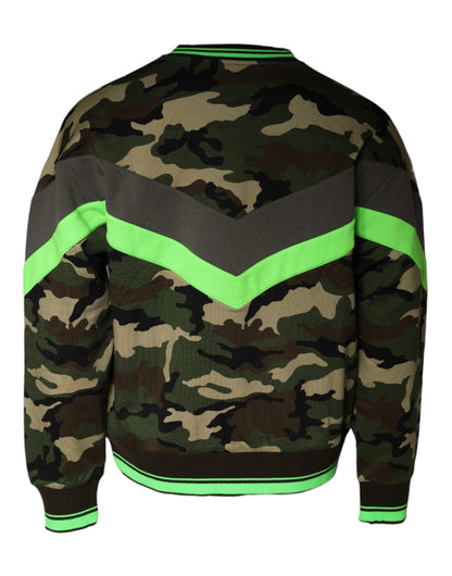 Dolce &amp; Gabbana camouflage sweatshirt in meerdere kleuren