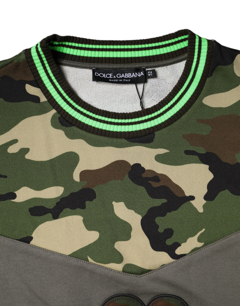 Dolce &amp; Gabbana camouflage sweatshirt in meerdere kleuren
