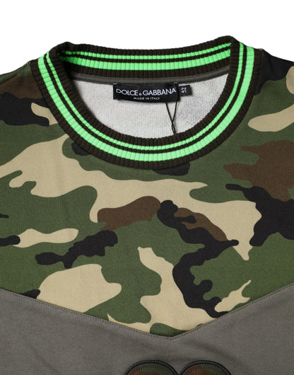 Dolce &amp; Gabbana camouflage sweatshirt in meerdere kleuren