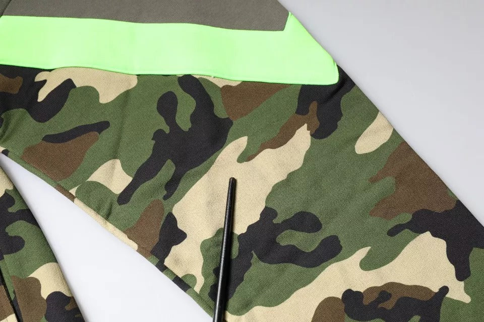 Pull en sweat à camouflage multicolore Dolce &amp; Gabbana