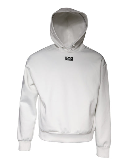 Dolce &amp; Gabbana wit D&amp;G logo hoodie heren sweatshirt trui