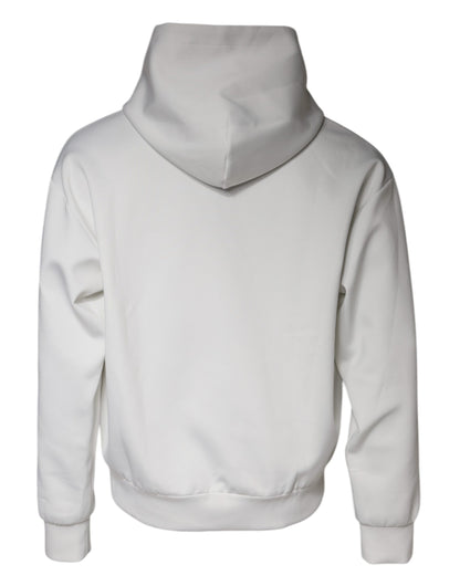 Dolce &amp; Gabbana wit D&amp;G logo hoodie heren sweatshirt trui