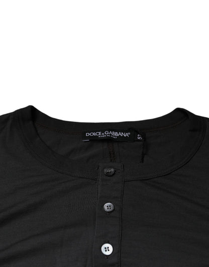 Pull en tricot gris brodé d'abeilles et de couronne de Dolce &amp; Gabbana