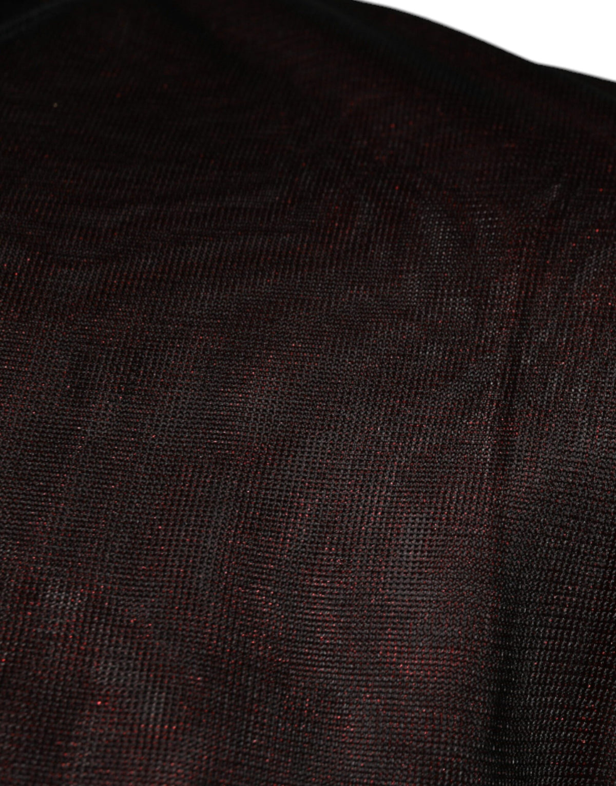 Pull en polyester à col rond, couleur bordeaux, Dolce &amp; Gabbana