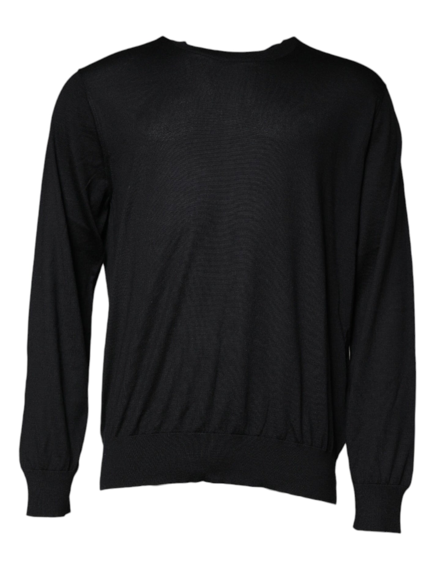 Dolce &amp; Gabbana zwarte crewnecktrui van kasjmier