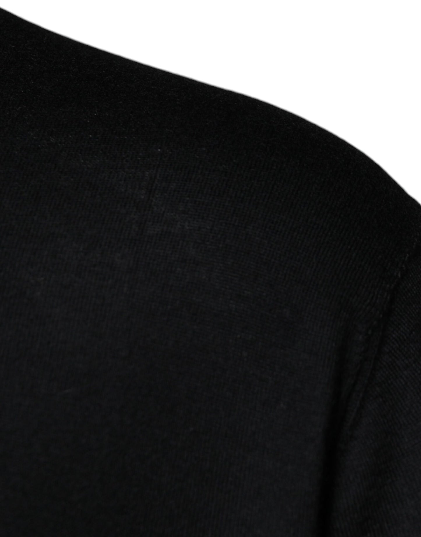 Dolce &amp; Gabbana zwarte crewnecktrui van kasjmier