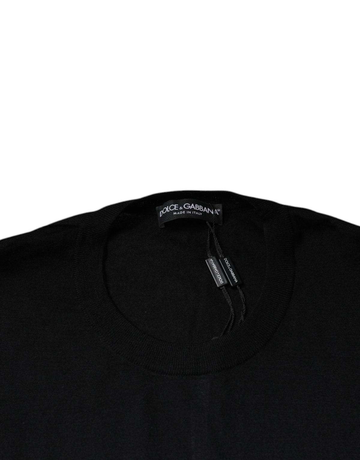 Pull en cachemire noir à col rond de Dolce &amp; Gabbana