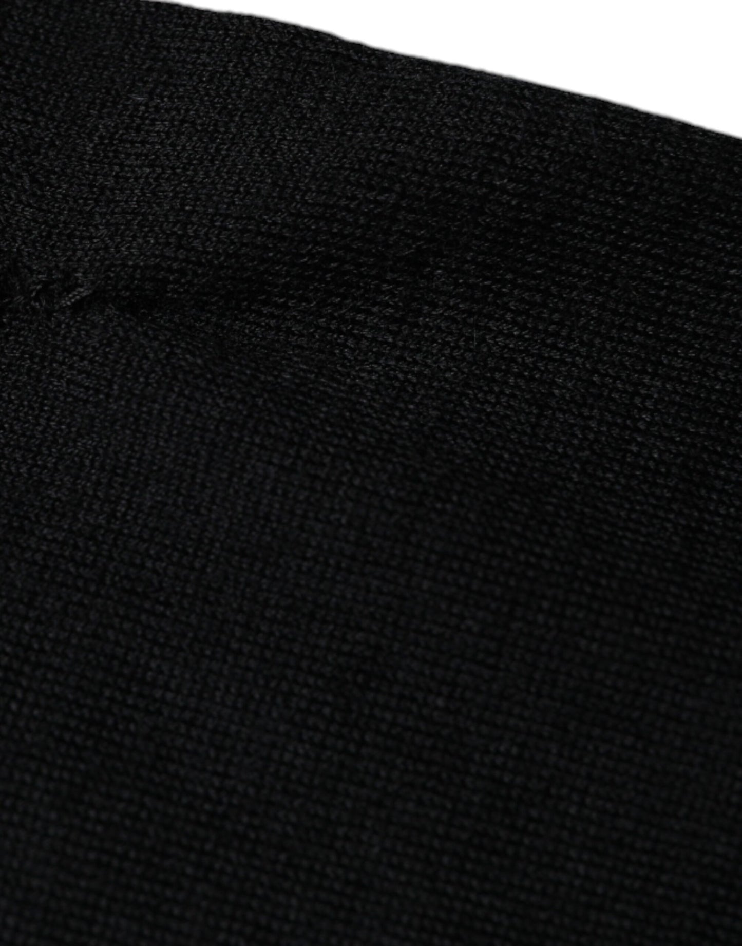 Dolce &amp; Gabbana zwarte crewnecktrui van kasjmier