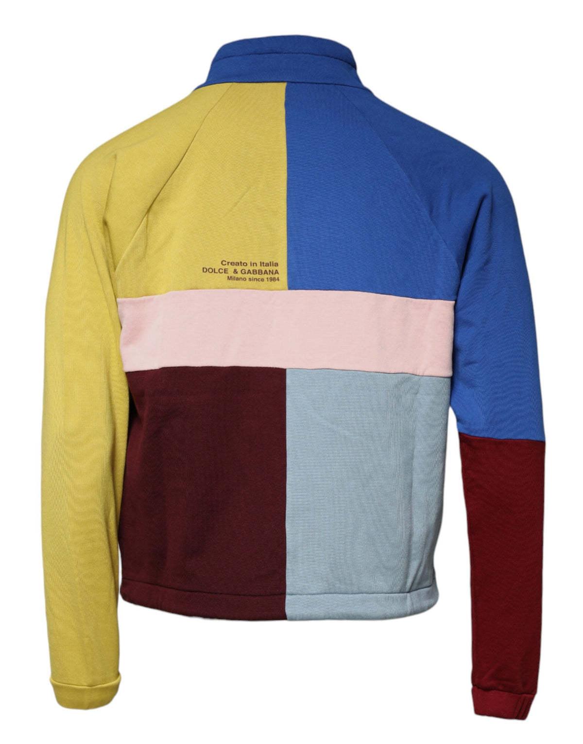 Pull en sweat multicolore à motifs patchwork Dolce &amp; Gabbana pour homme