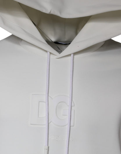 Dolce &amp; Gabbana wit DG logo sweatshirt met capuchon voor heren