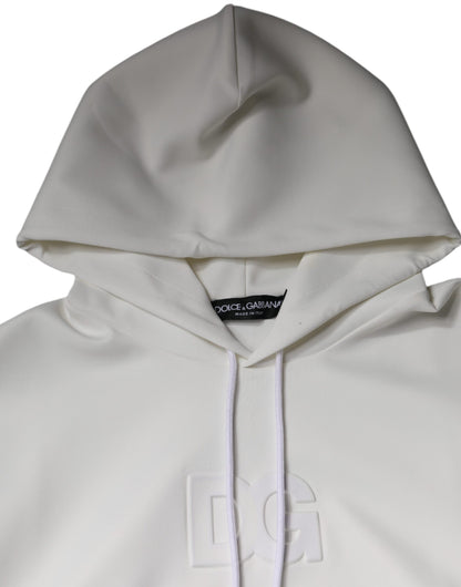 Dolce &amp; Gabbana wit DG logo sweatshirt met capuchon voor heren