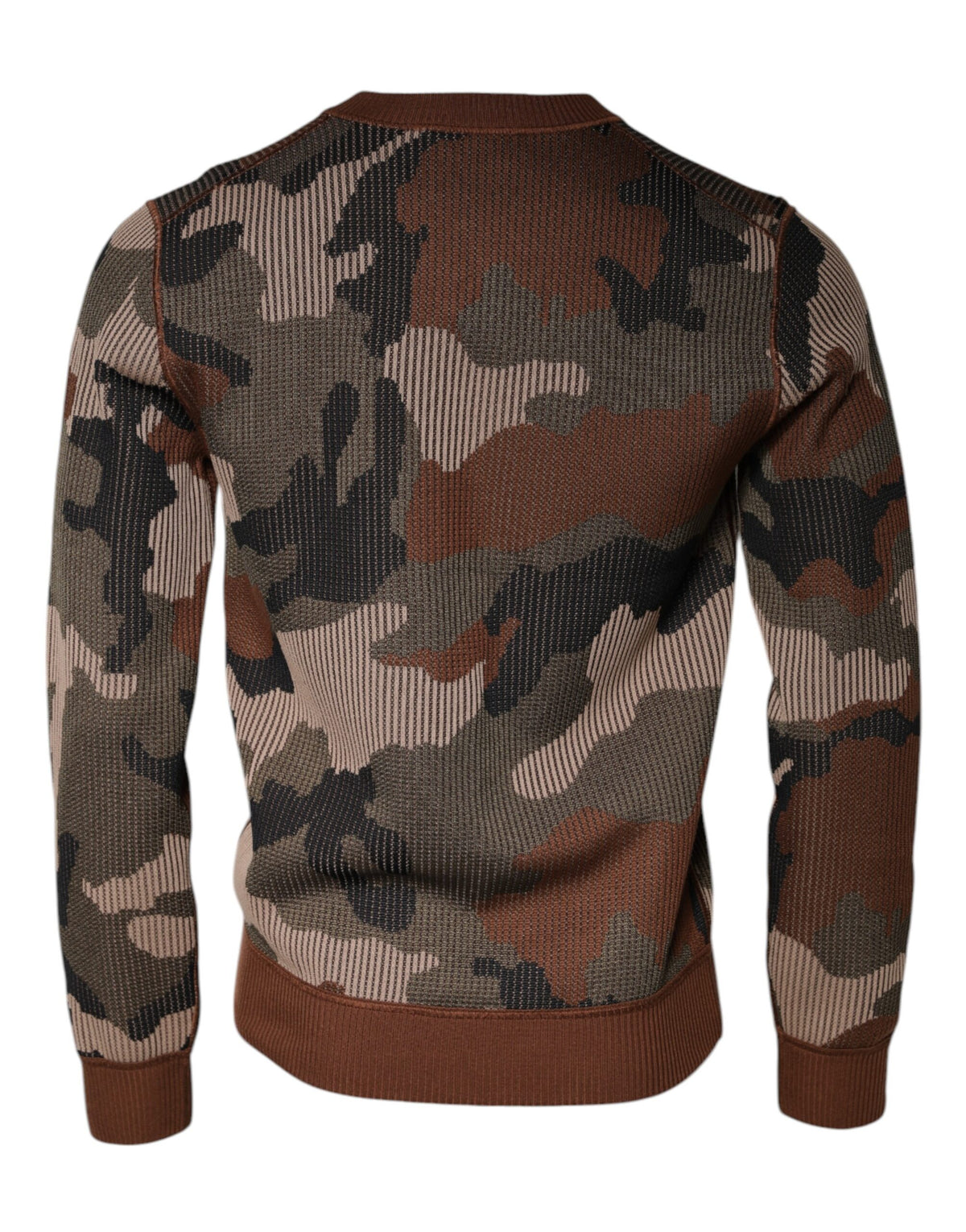 Pull en cachemire à motifs camouflage multicolores pour homme de Dolce &amp; Gabbana
