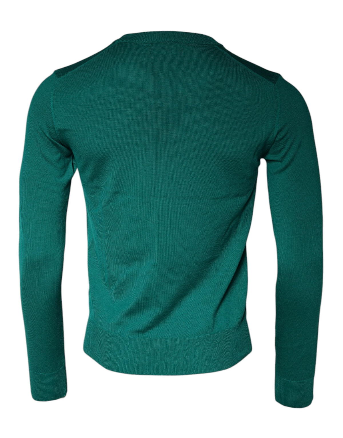 Pull en laine verte à col rond Dolce &amp; Gabbana