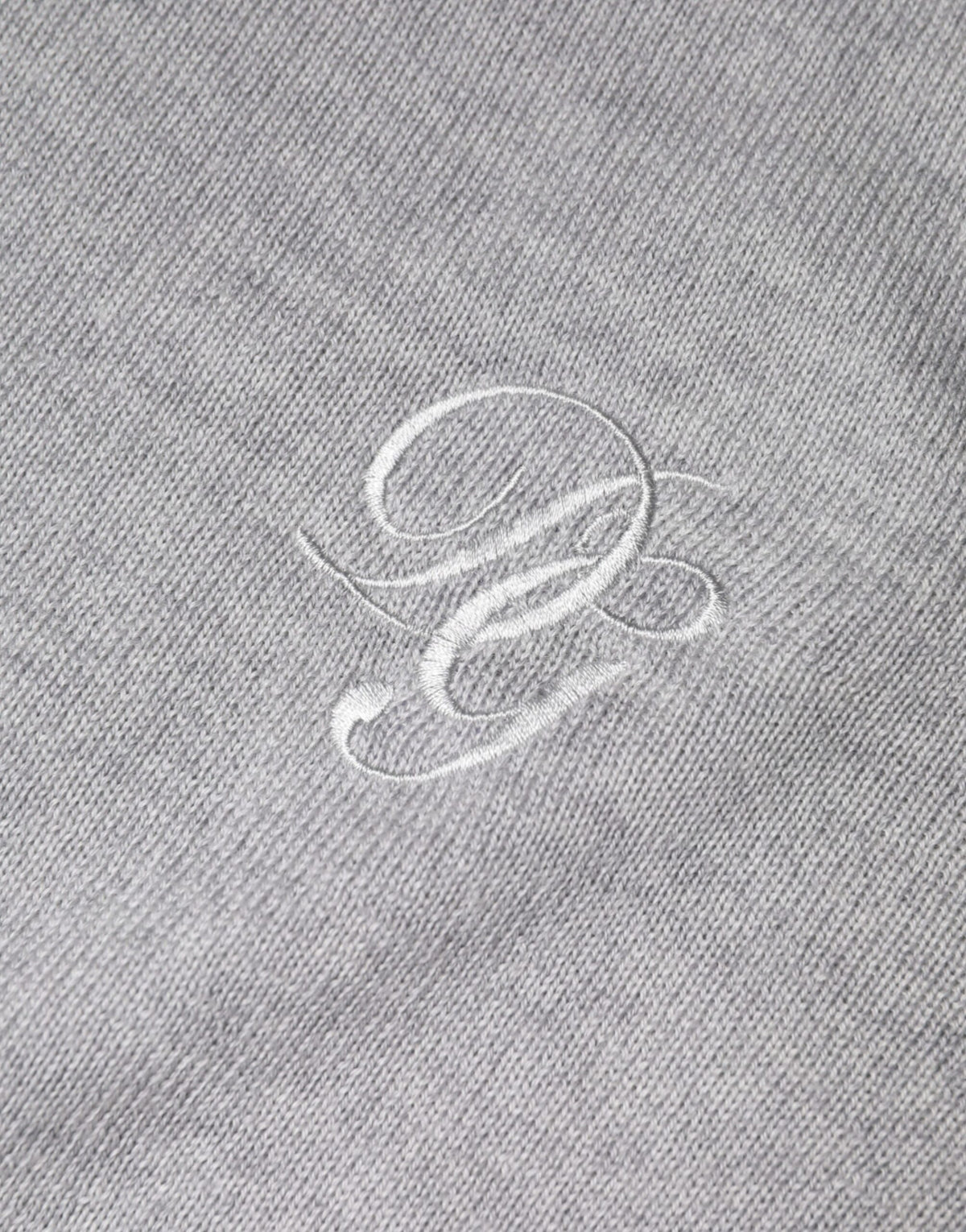 Pull en laine à col rond gris clair de Dolce &amp; Gabbana