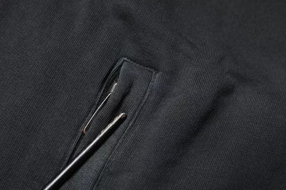 Dolce &amp; Gabbana zwarte trui met capuchon en logo-plaatje