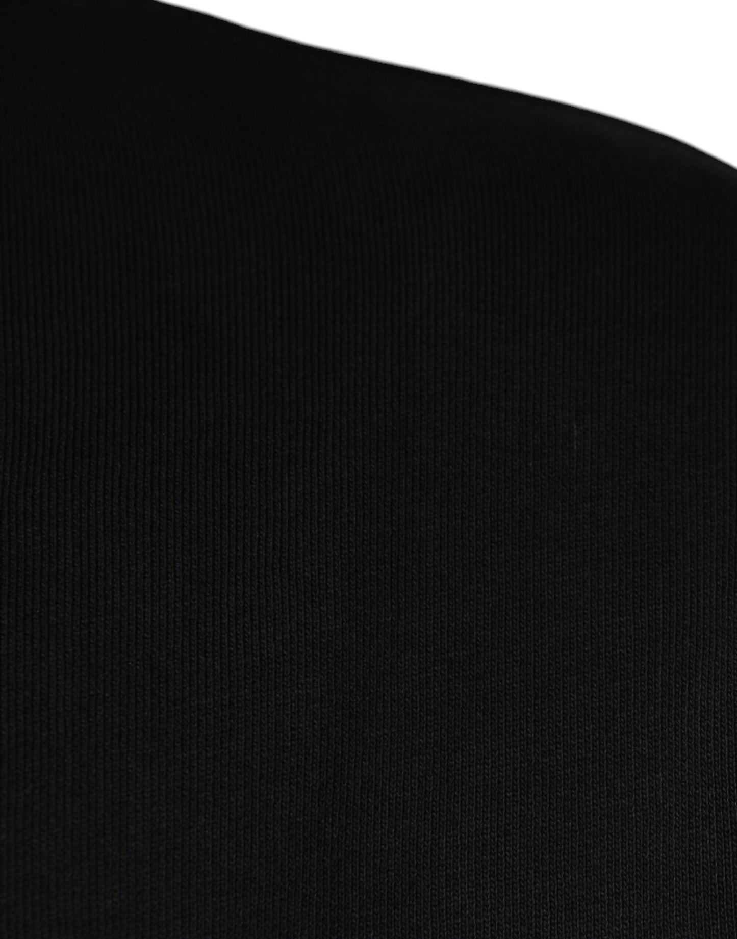 Dolce &amp; Gabbana zwarte trui met capuchon en logo-plaatje