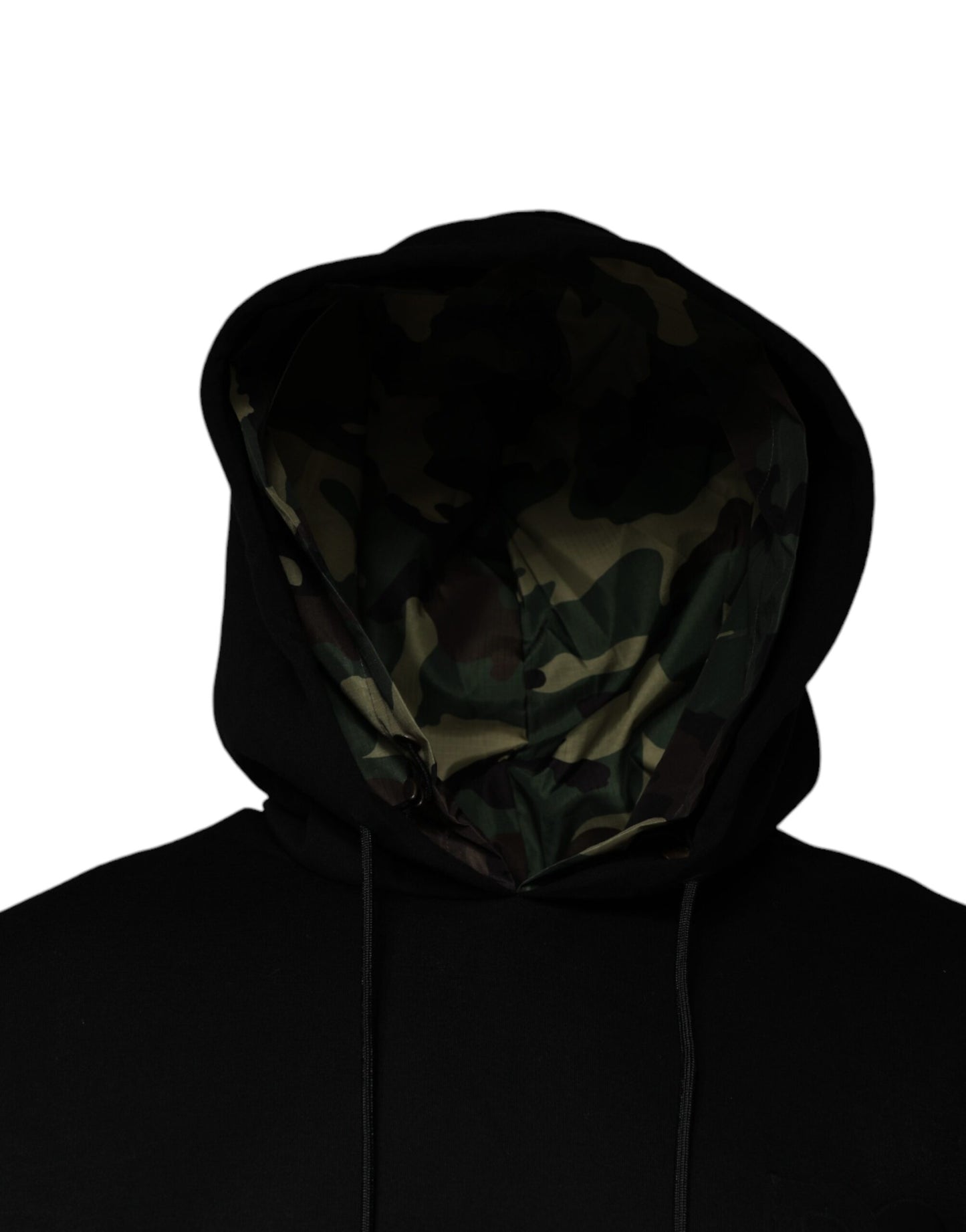 Dolce &amp; Gabbana Zwarte Katoenen Hoodie met Zakken