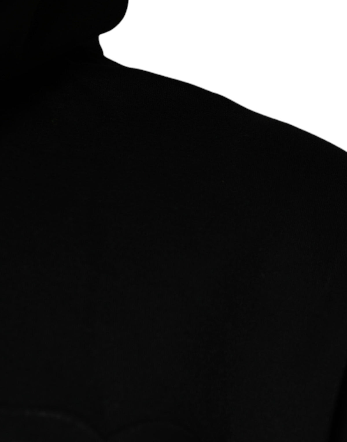 Sweat à capuche en coton noir avec poches de Dolce &amp; Gabbana