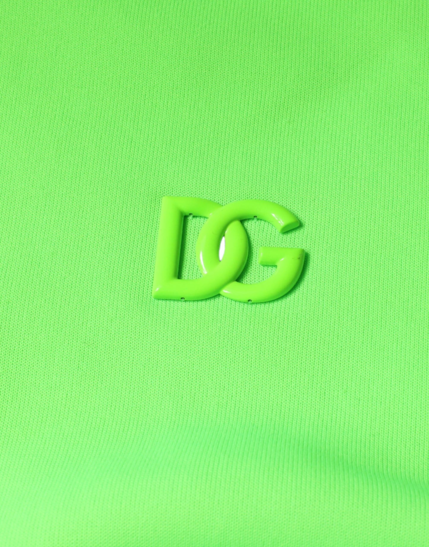 Sweat à capuche pull-over Dolce &amp; Gabbana vert avec logo