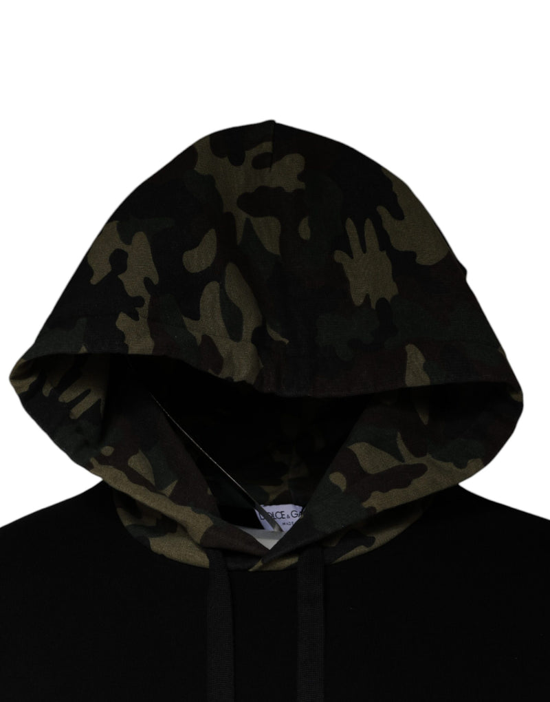 Sweat à capuche déguisement noir Dolce &amp; Gabbana