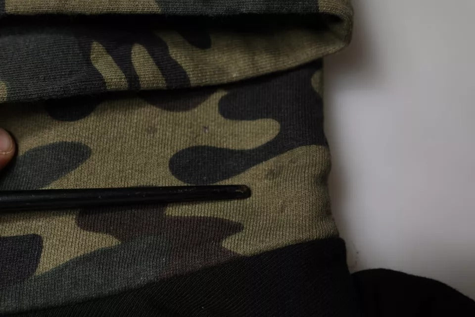 Sweat à capuche déguisement noir Dolce &amp; Gabbana