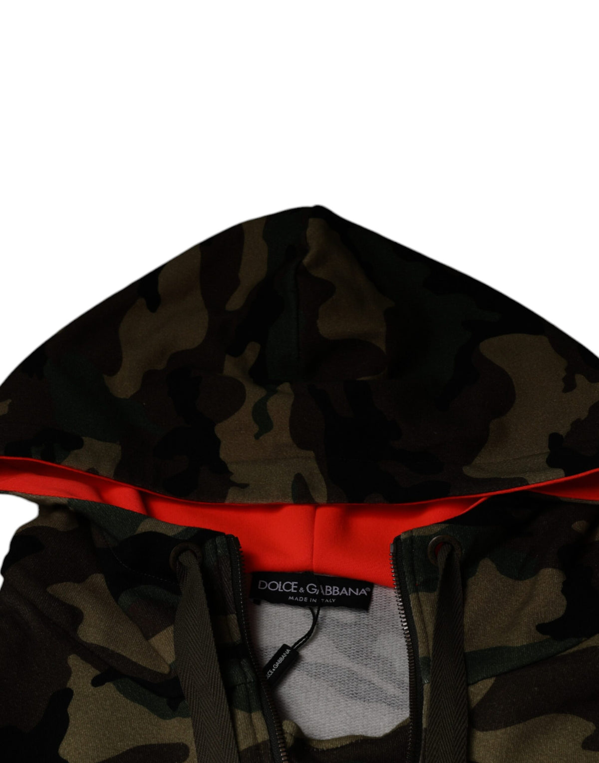Sweat à capuche homme Dolce &amp; Gabbana multicolore camouflage