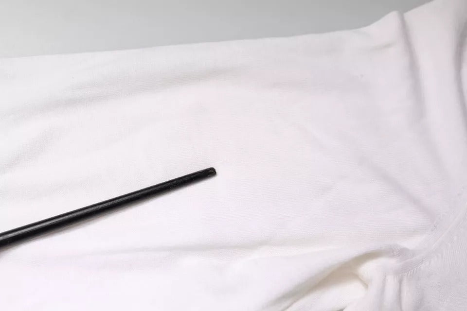 Pull col montant à manches longues blanc pour homme de Dolce &amp; Gabbana