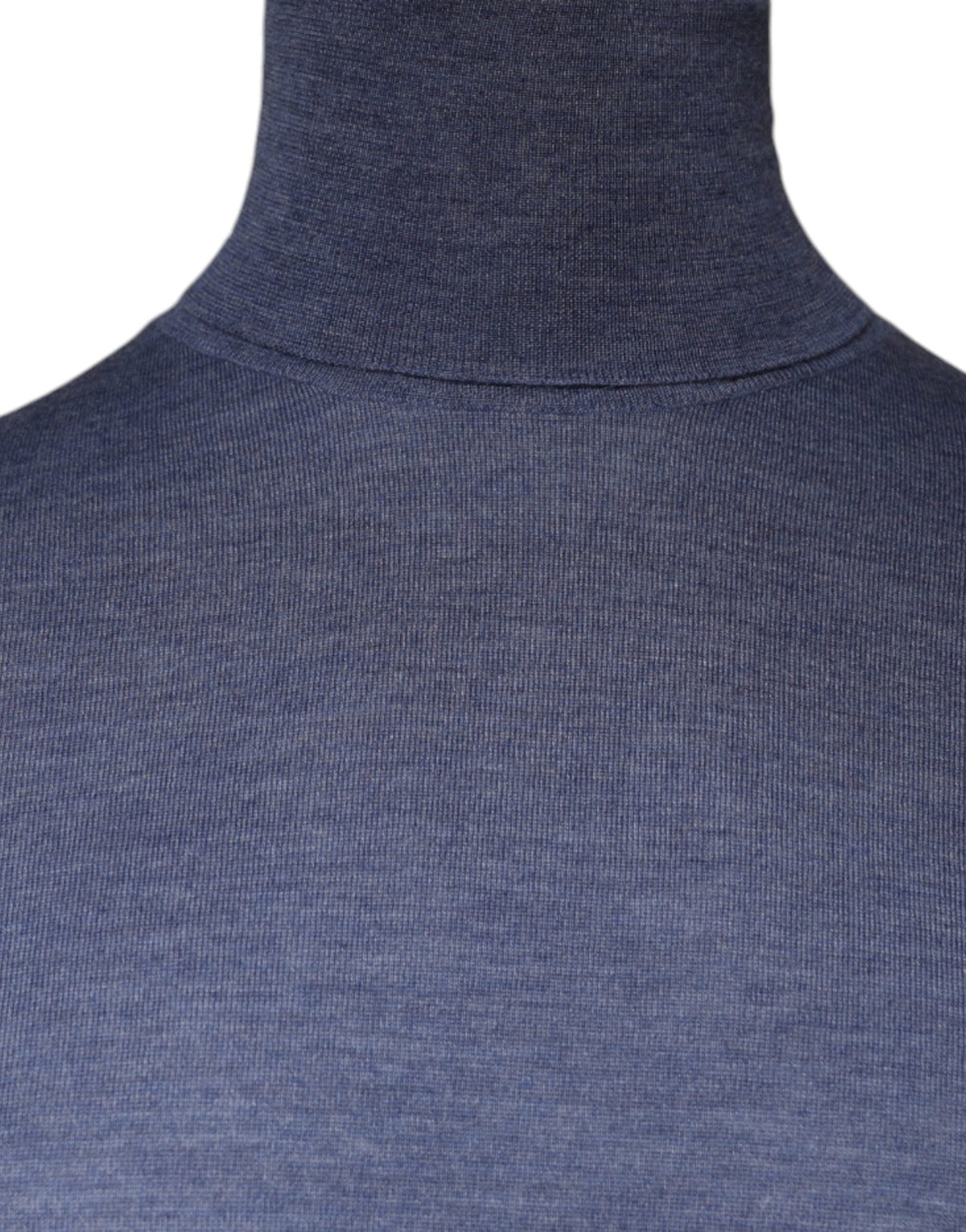 Pull en tricot à col montant à manches longues violet et bleu de Dolce &amp; Gabbana
