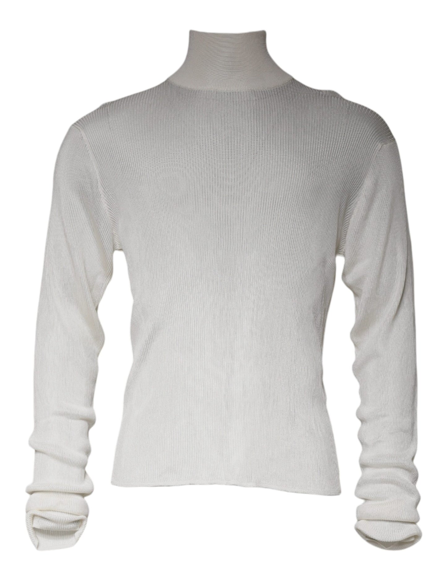 Dolce &amp; Gabbana Witte Lange Mouwen Brede Hals Pull-Over Trui voor Heren