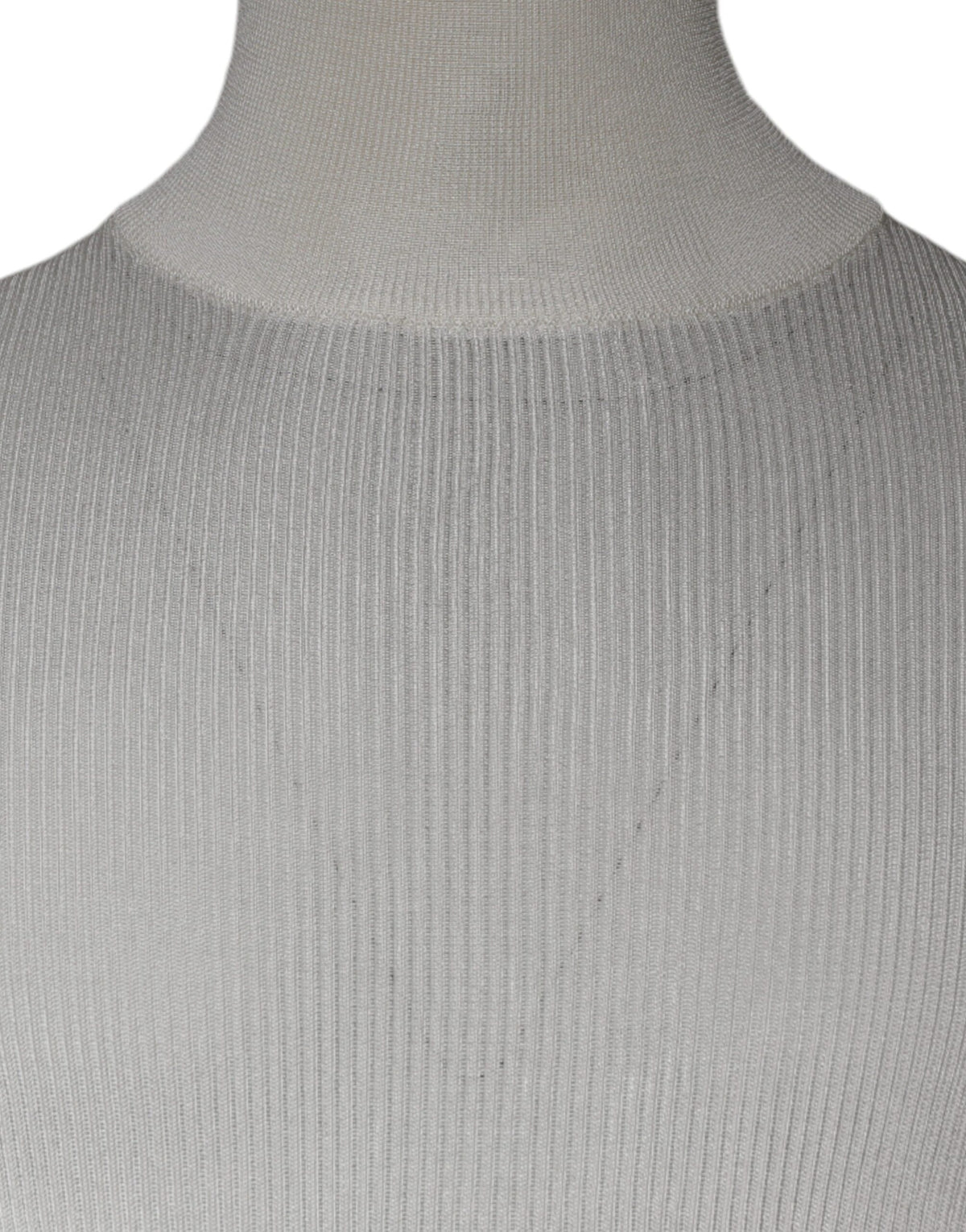 Pull col montant à manches longues blanc pour homme de Dolce &amp; Gabbana