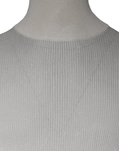 Dolce &amp; Gabbana Witte Lange Mouwen Brede Hals Pull-Over Trui voor Heren
