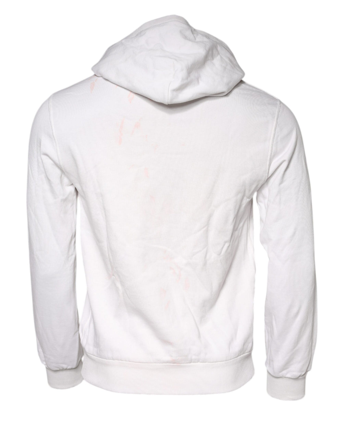 Pull en coton à capuche blanc Caesar de Dolce &amp; Gabbana