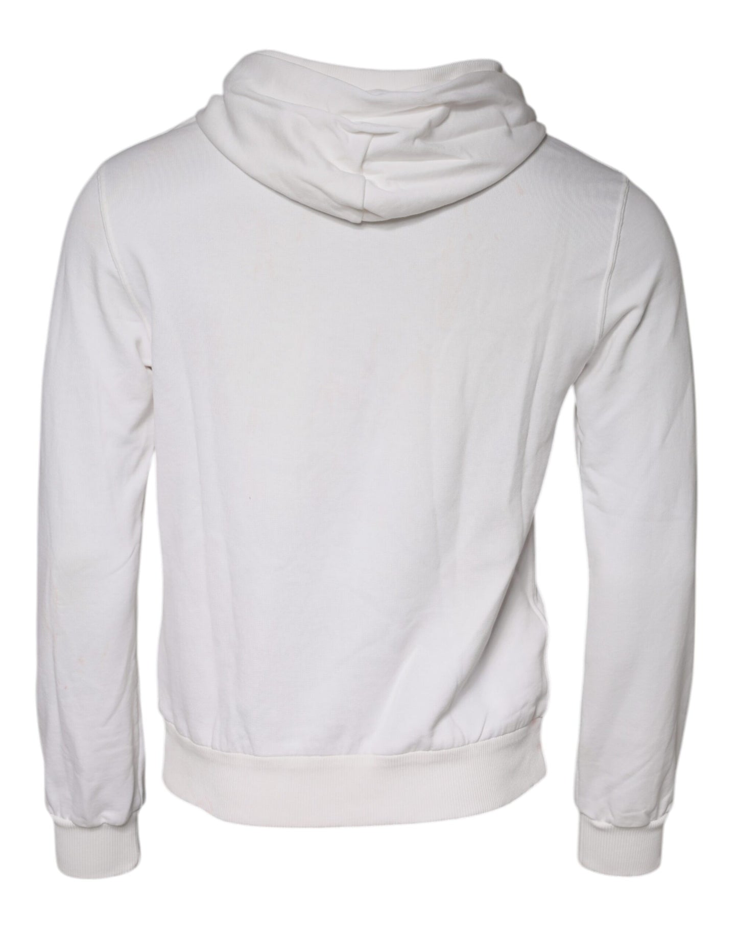 Dolce &amp; Gabbana Witte Caesar Katoenen Trui met Kap