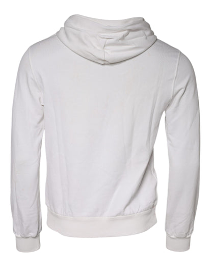 Dolce &amp; Gabbana Witte Caesar Katoenen Trui met Kap