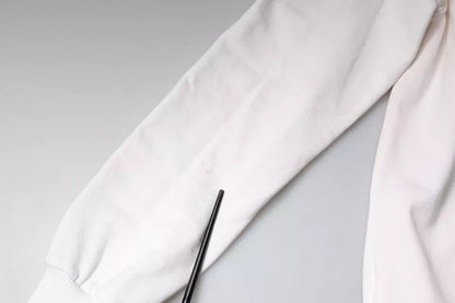 Dolce &amp; Gabbana Witte Caesar Katoenen Trui met Kap