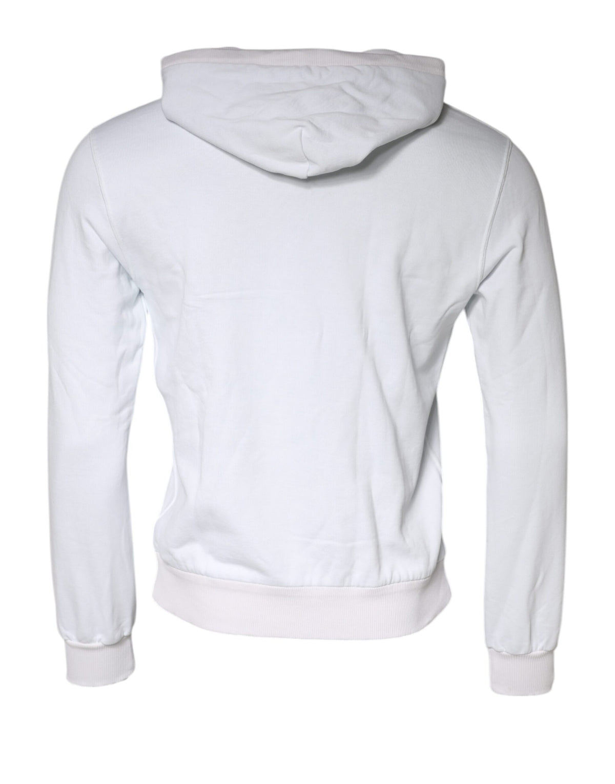 Pull en coton à capuche blanc Caesar de Dolce &amp; Gabbana