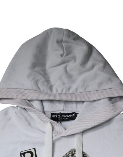 Dolce &amp; Gabbana Witte Caesar Katoenen Trui met Kap