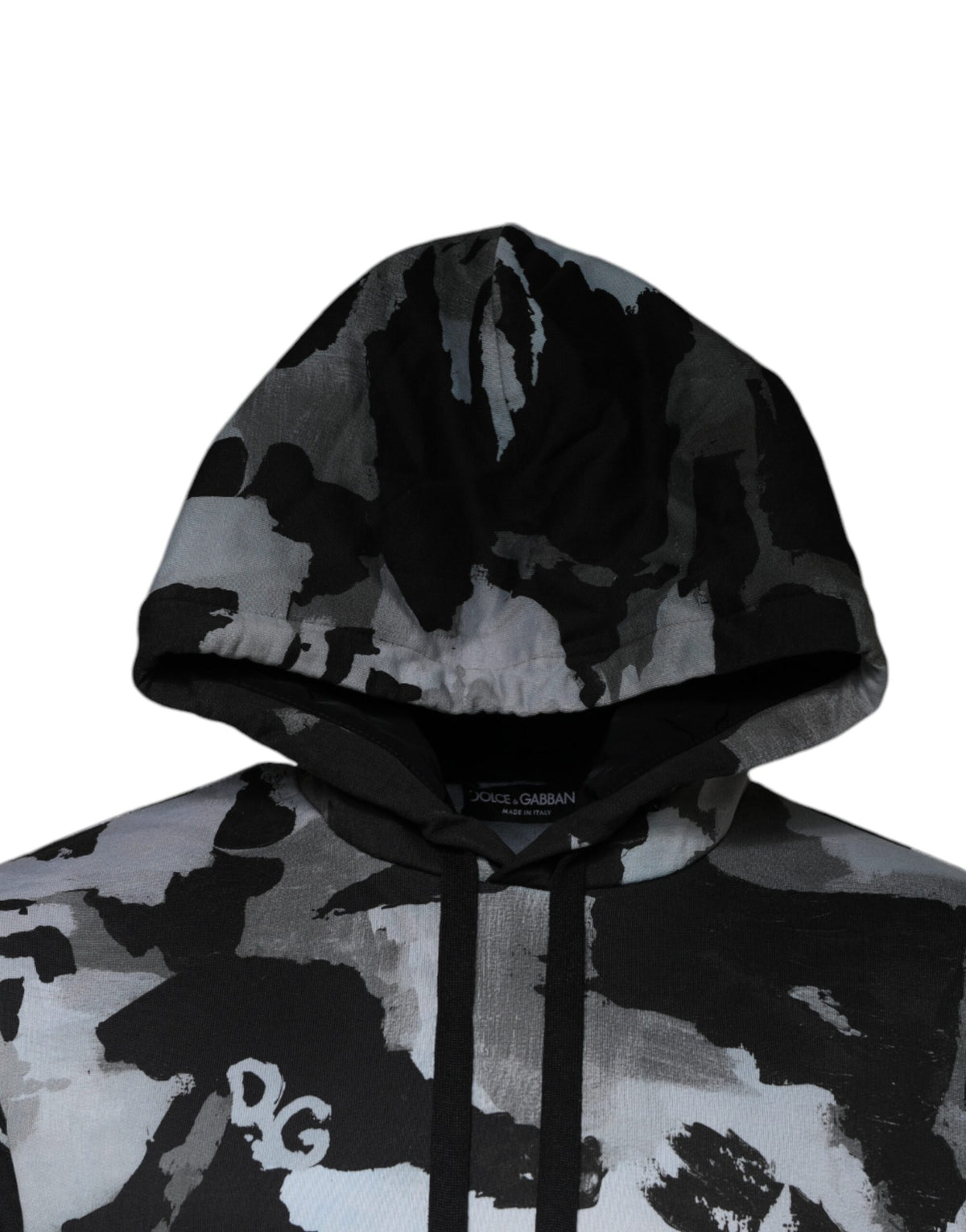 Sweat à capuche homme multicolore camouflage Dolce &amp; Gabbana