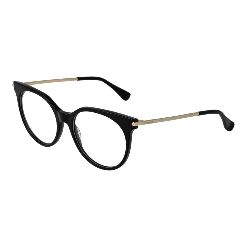 Max Mara Black Women Glasses Frame - Elegant Butterfly Design