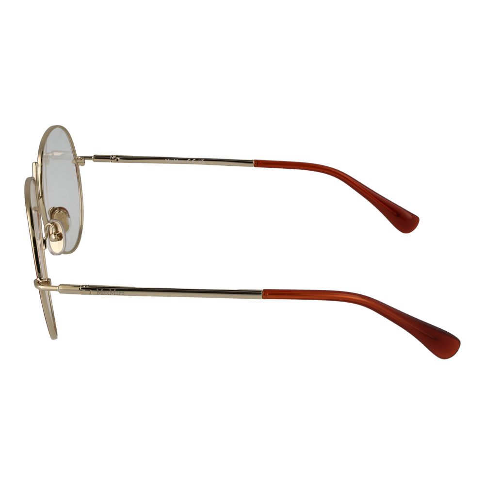 Monture de lunettes pour femme Max Mara, couleur orange.