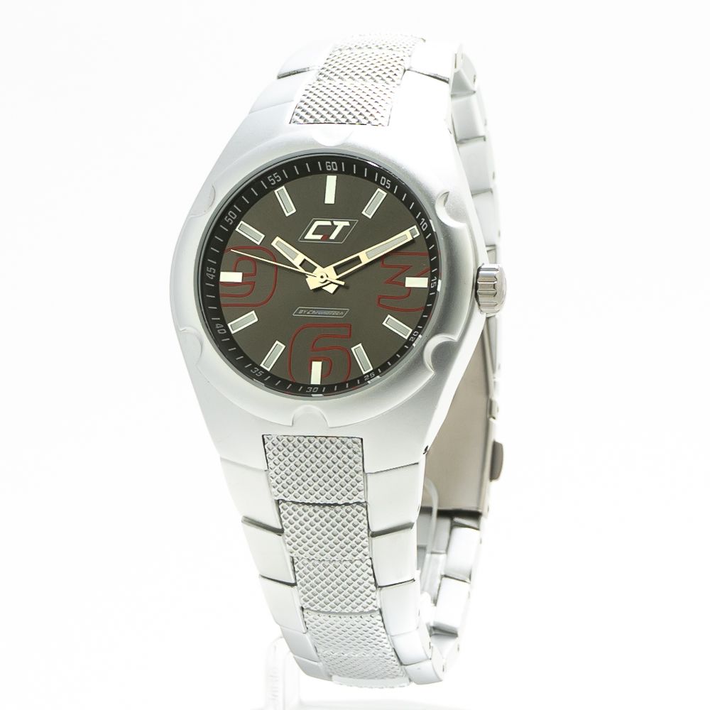 Montre Chronotech en aluminium gris