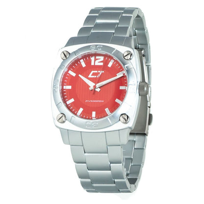 Chronotech Silver Stainless Steel Watch
