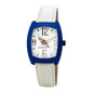 Chronotech Wit Leren Horloge