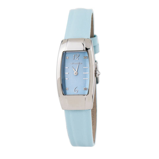 Chronotech Blauw Leren Horloge